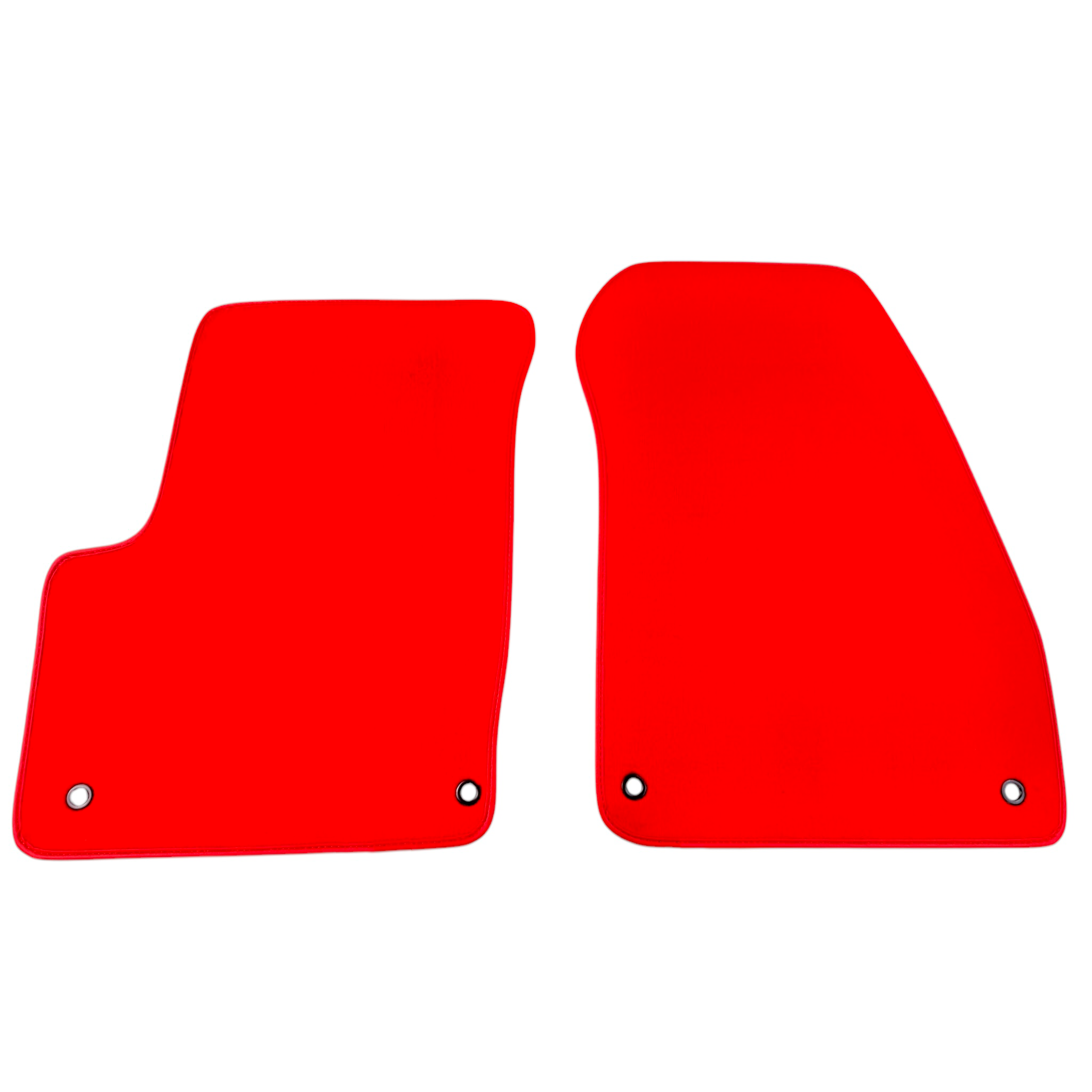 Red Floor Mats for Jeep Renegade (2014-2018) Distance Fixing Points Co-Driver 18 cm | AutoWin