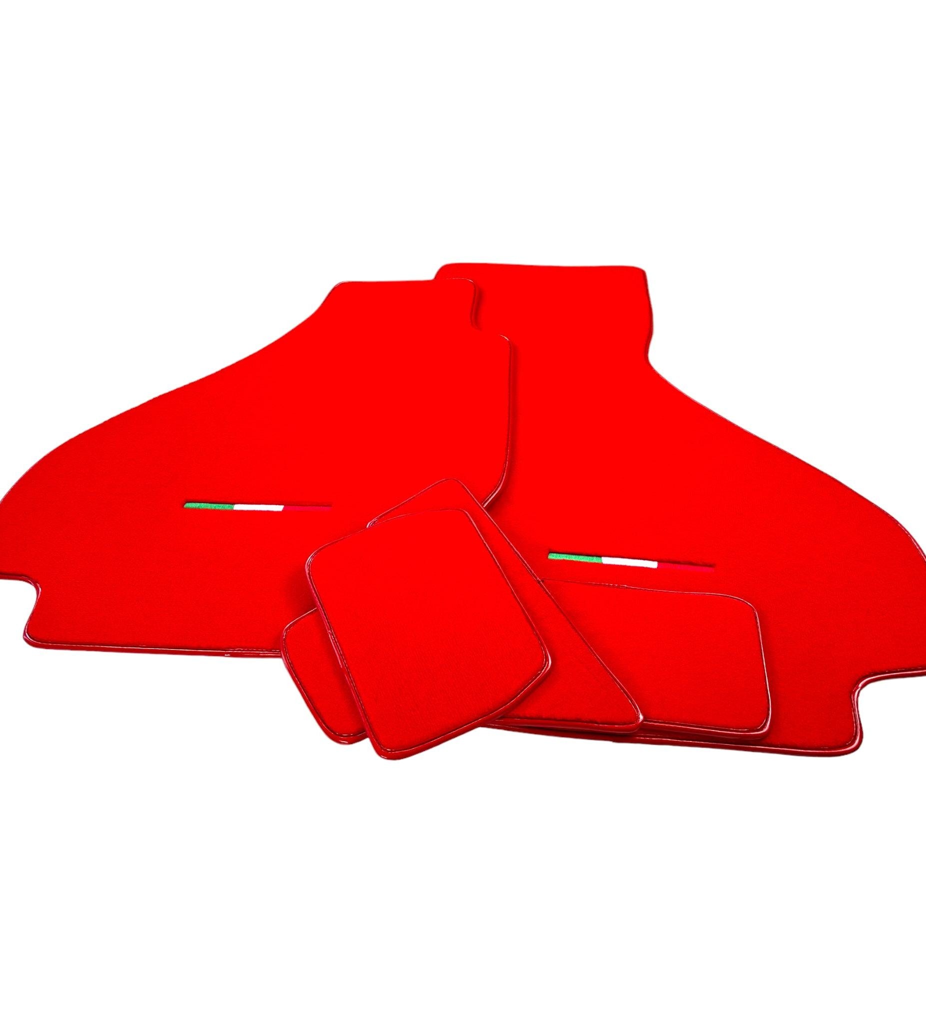 Red Floor Mats For Ferrari 512 TR 1992-1994 - AutoWin