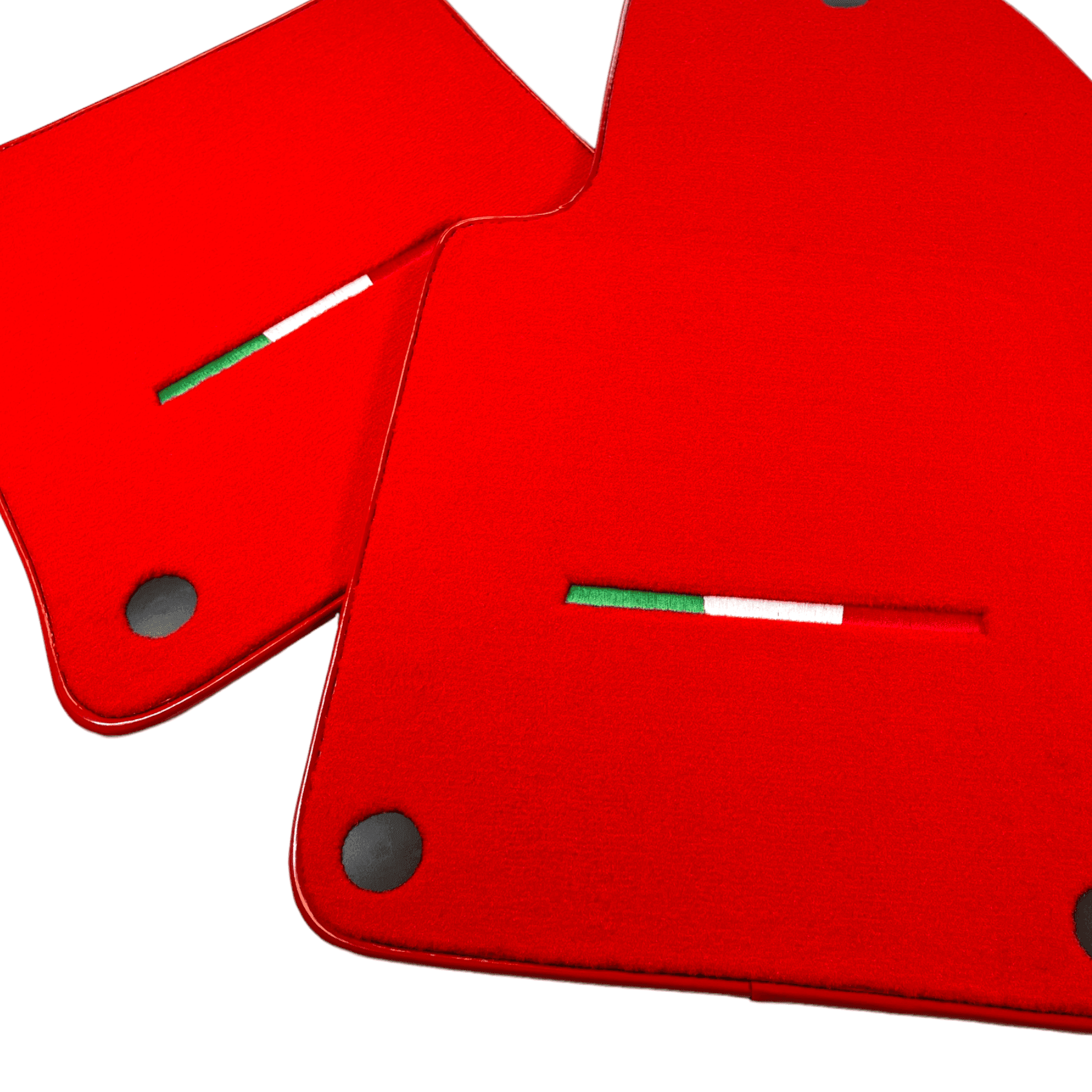 Red Floor Mats For Ferrari 612 Scaglietti 2005-2011 Italian Edition - AutoWin