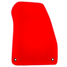 Red Floor Mats for Jeep Renegade Plug-in Hybrid (2020-2024) Co Driver with Fixing System | AutoWin