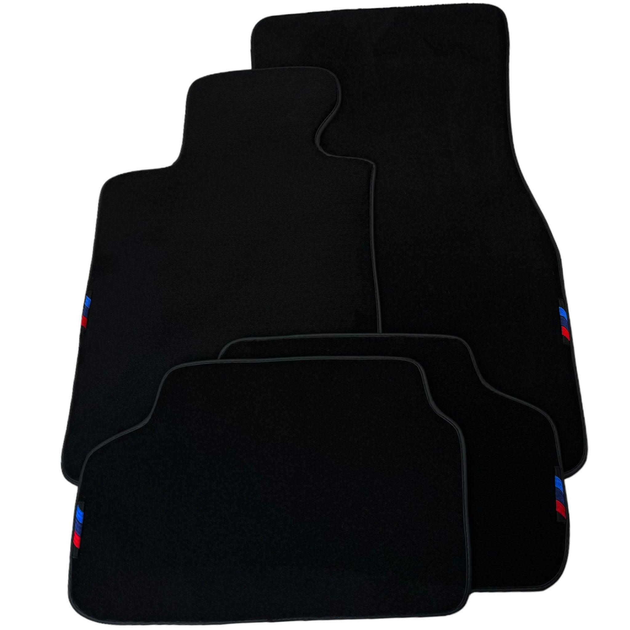 Black Floor Floor Mats For BMW 1 Series F20 | Black Trim