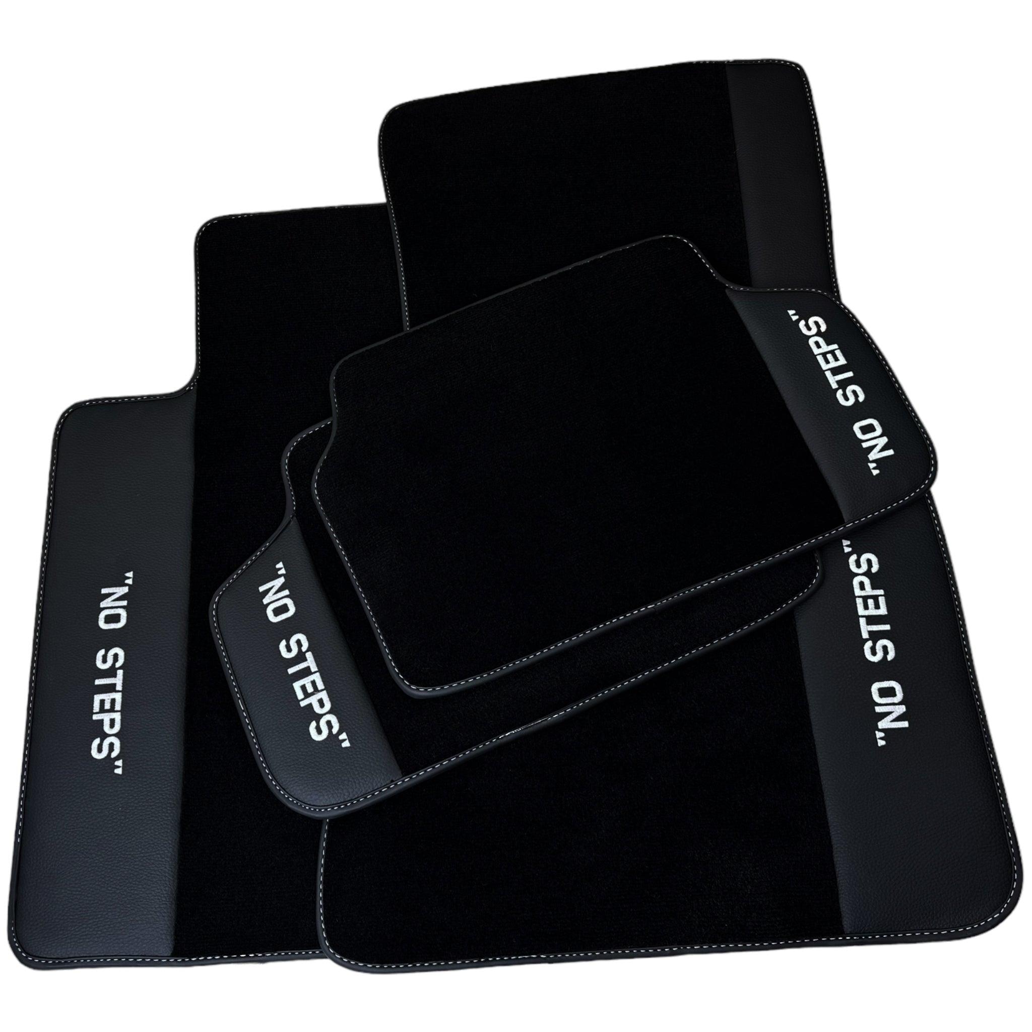 Black Floor Floor Mats For BMW 3 Series G20 No Steps Edition - AutoWin