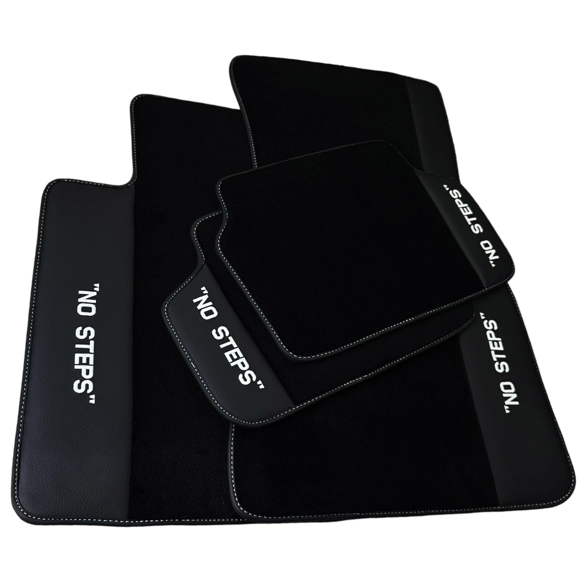 Black Floor Floor Mats For BMW 6 Series F06 Gran Coupe No Steps Edition AutoWin Brand - AutoWin