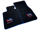 Black Floor Mats For BMW X5M E70 SUV ER56 Design Limited Edition Blue Trim - AutoWin