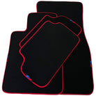 Black Floor Mats For BMW iX1 - U11 SUV | Red Trim