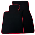 Black Floor Mats For BMW iX1 - U11 SUV | Red Trim