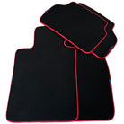 Black Floor Mats For BMW iX1 - U11 SUV | Red Trim