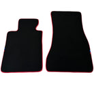 Black Floor Mats For BMW iX1 - U11 SUV | Red Trim