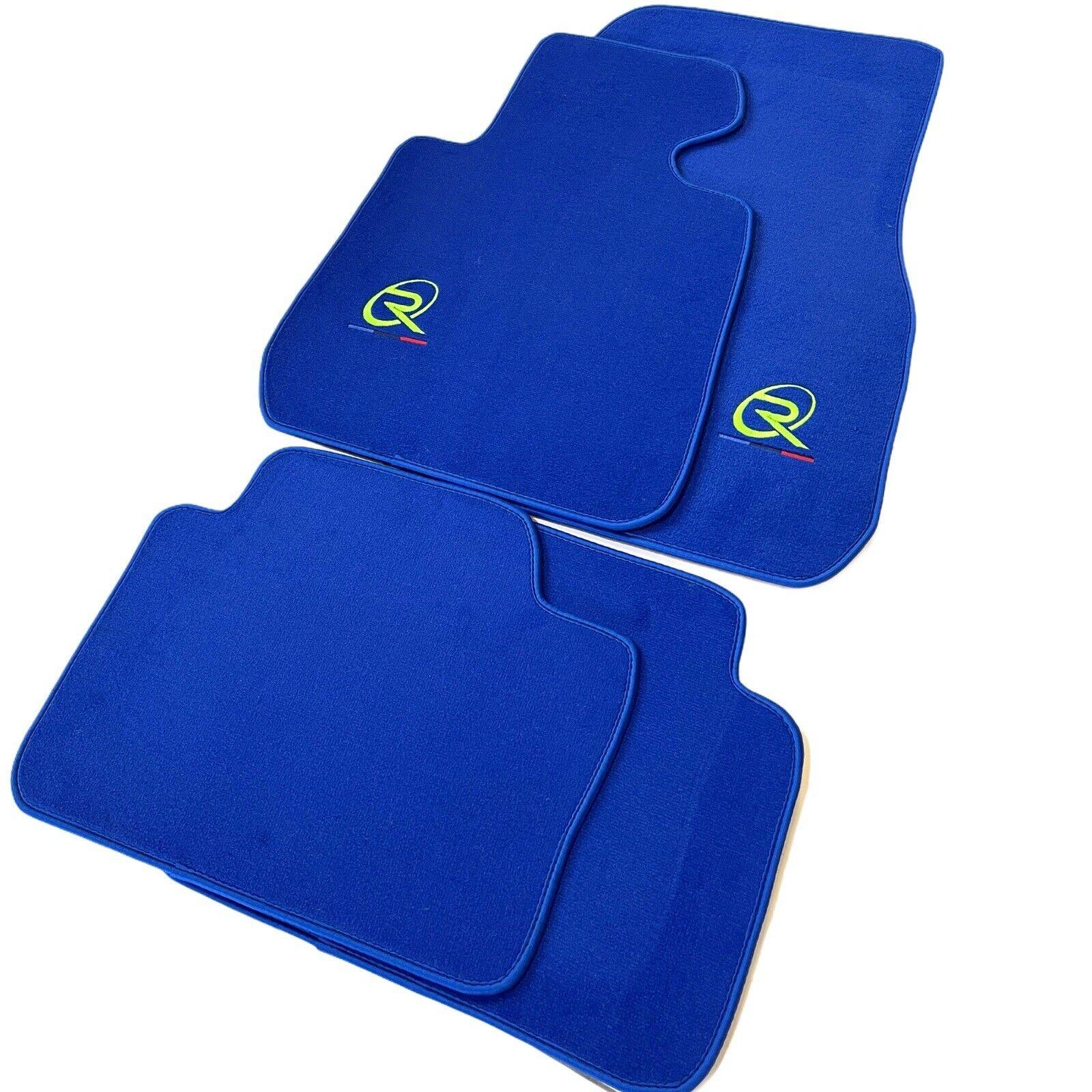 Blue Floor Mats For BMW 3 Series E90 Tailored Set - AutoWin