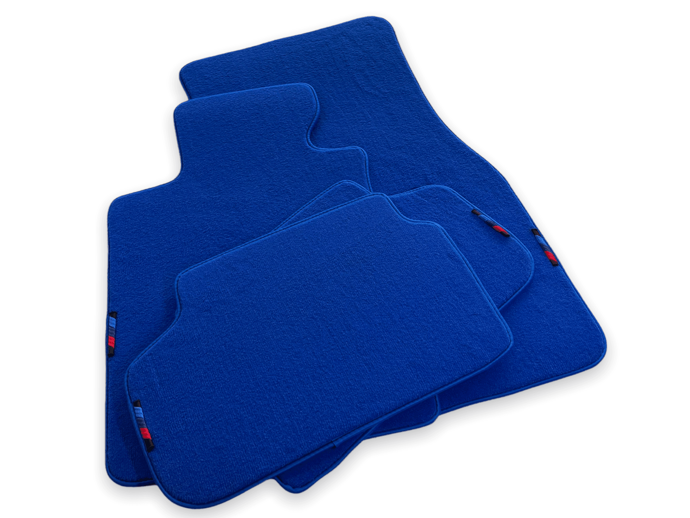 Blue Mats For BMW 7 Series E32 With M Package - AutoWin