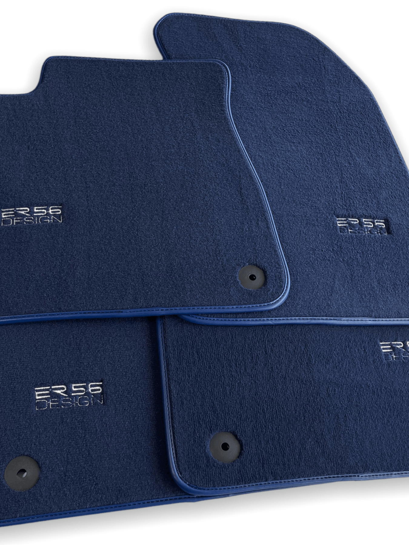Dark Blue Floor Mats for Audi Q5 8R Hybrid (2008-2017) | ER56 Design