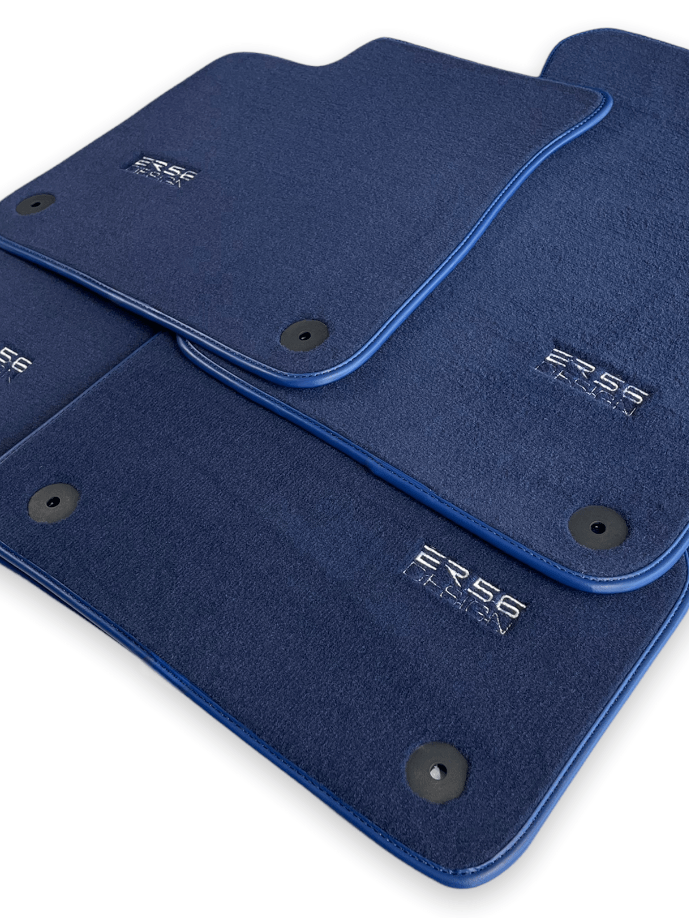 Dark Blue Floor Mats for Audi Q7 4L (2006-2015) | ER56 Design