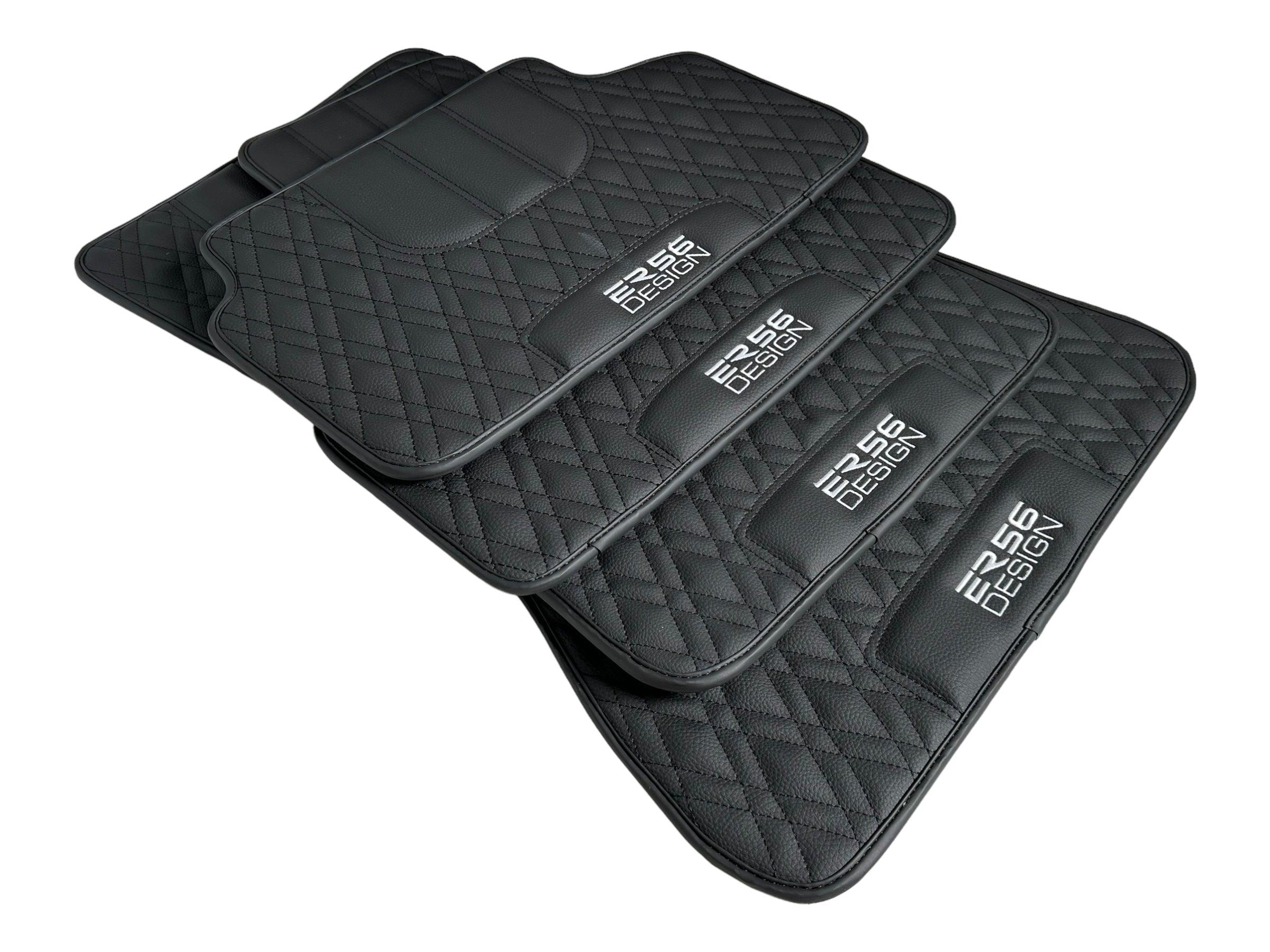 Floor Mats For BMW 3 Series G21 5-door Wagon Black Leather Er56 Design - AutoWin