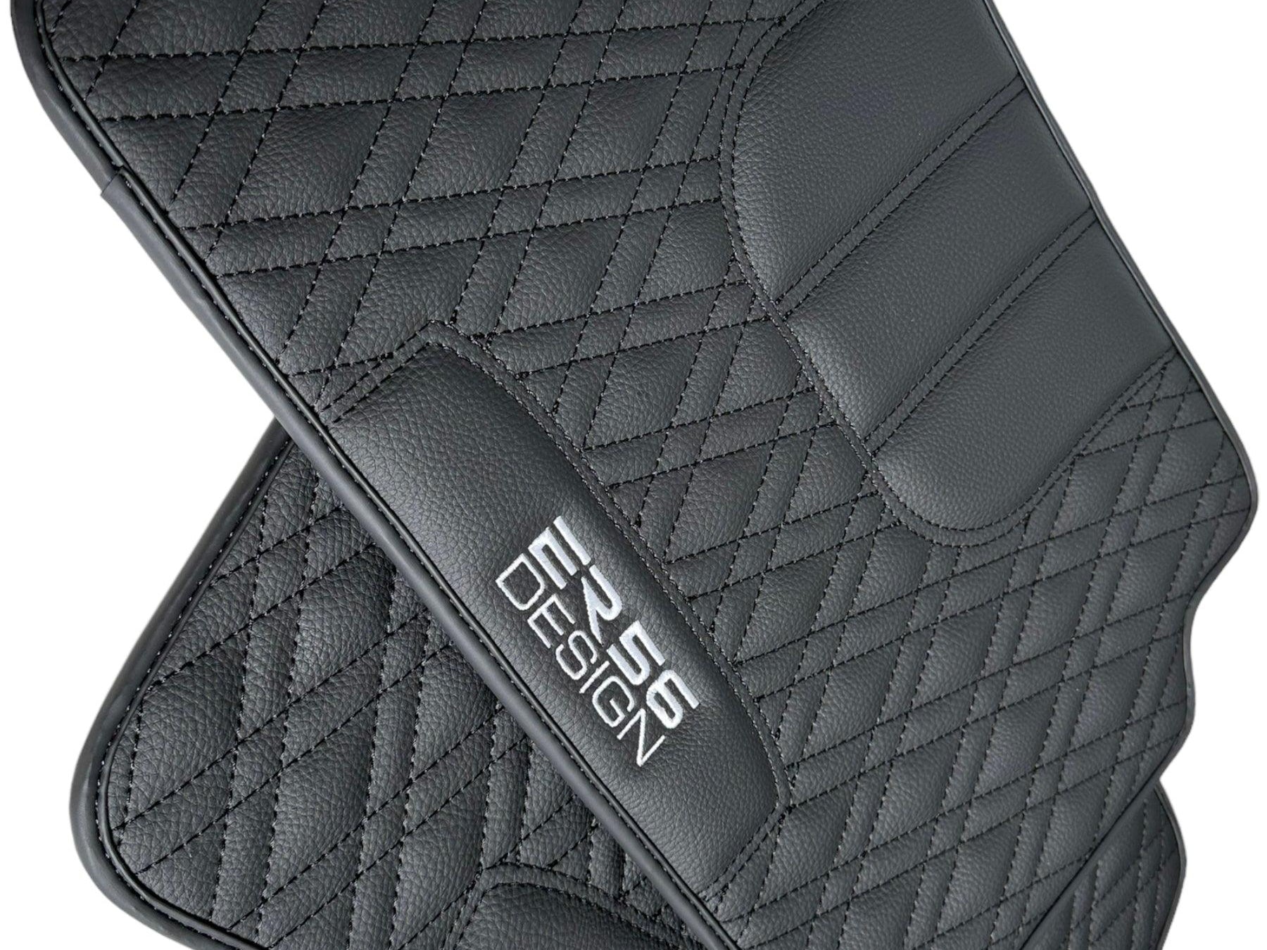 Floor Mats For BMW 6 Series F13 2-door Coupe Black Leather Er56 Design - AutoWin
