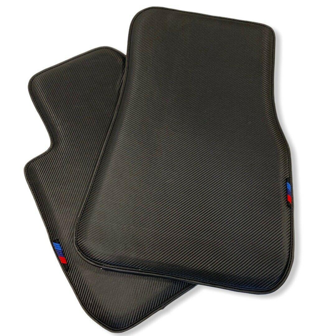 Floor Mats For BMW M5 F10 Autowin Brand Carbon Fiber Leather - AutoWin