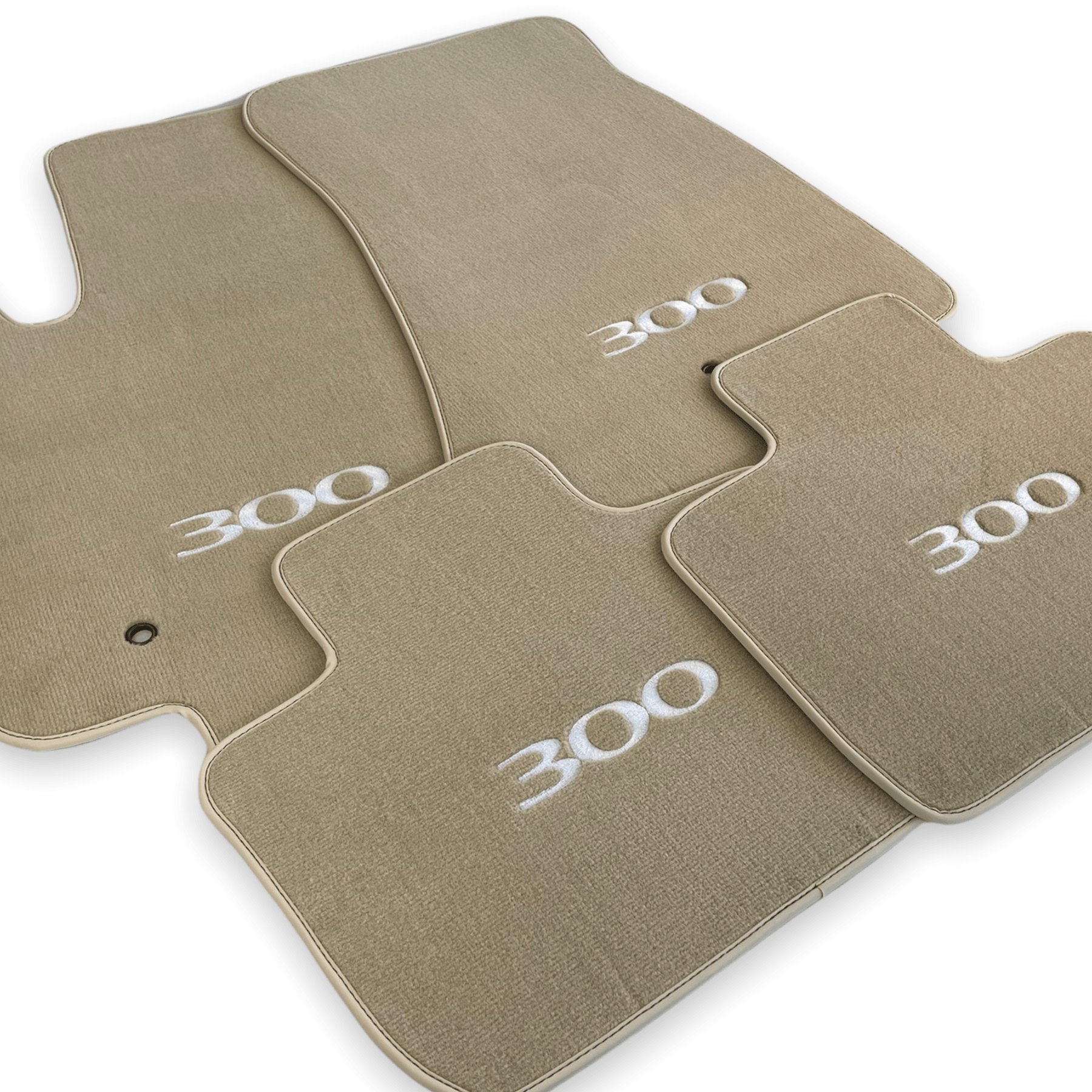 Floor Mats For Chrysler 300C Beige 2011-2022 - AutoWin