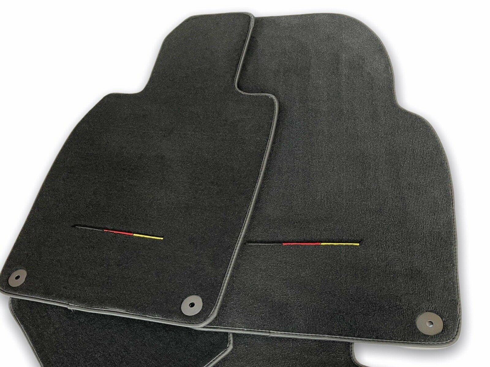 Floor Mats for Porsche Cayenne 2018-2023 9Y0 Carpet Germany Flag AutoWin - AutoWin
