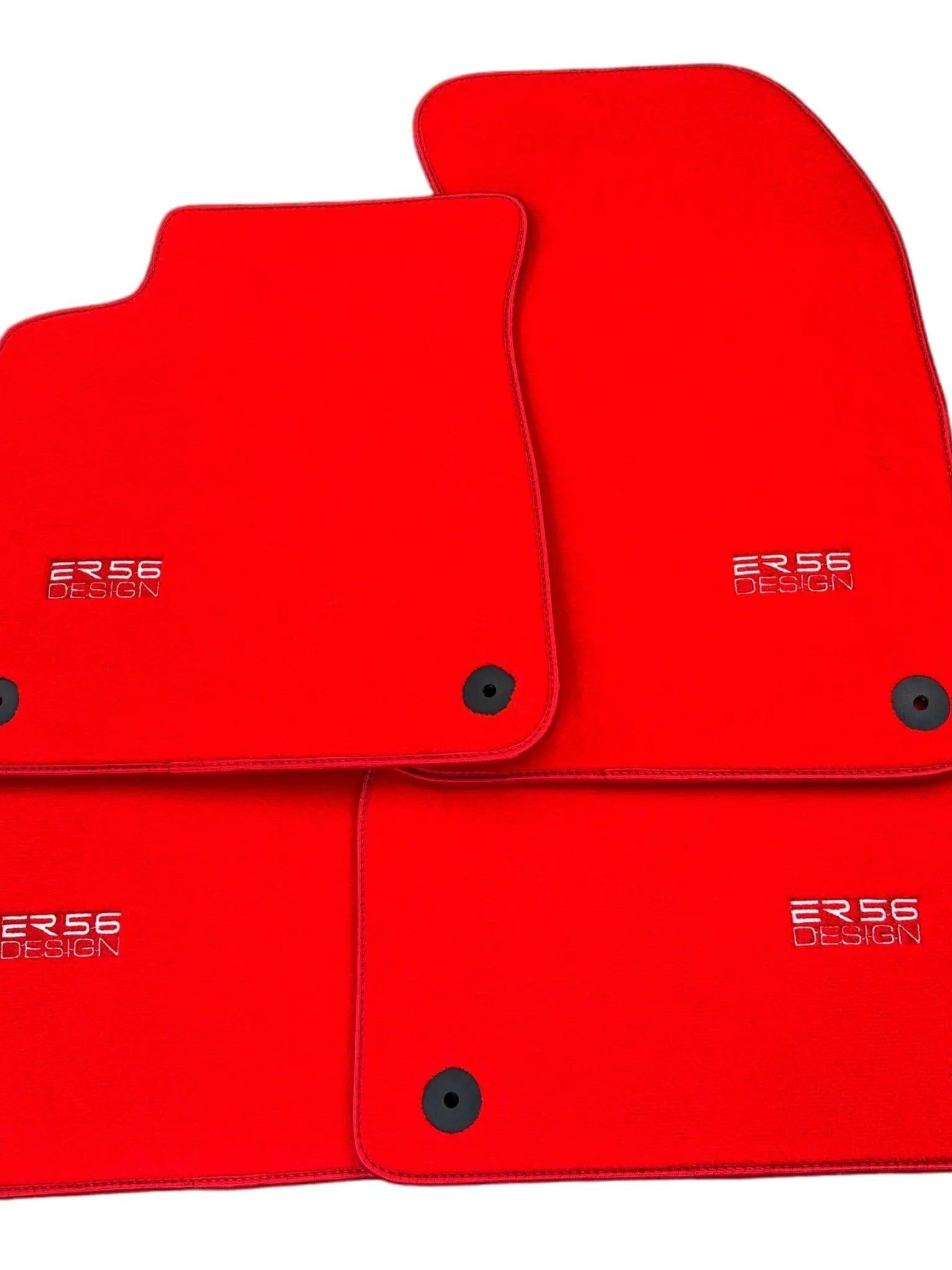Red Floor Mats for Audi A1 - 5-door Citycarver (2019-2024) | ER56 Design