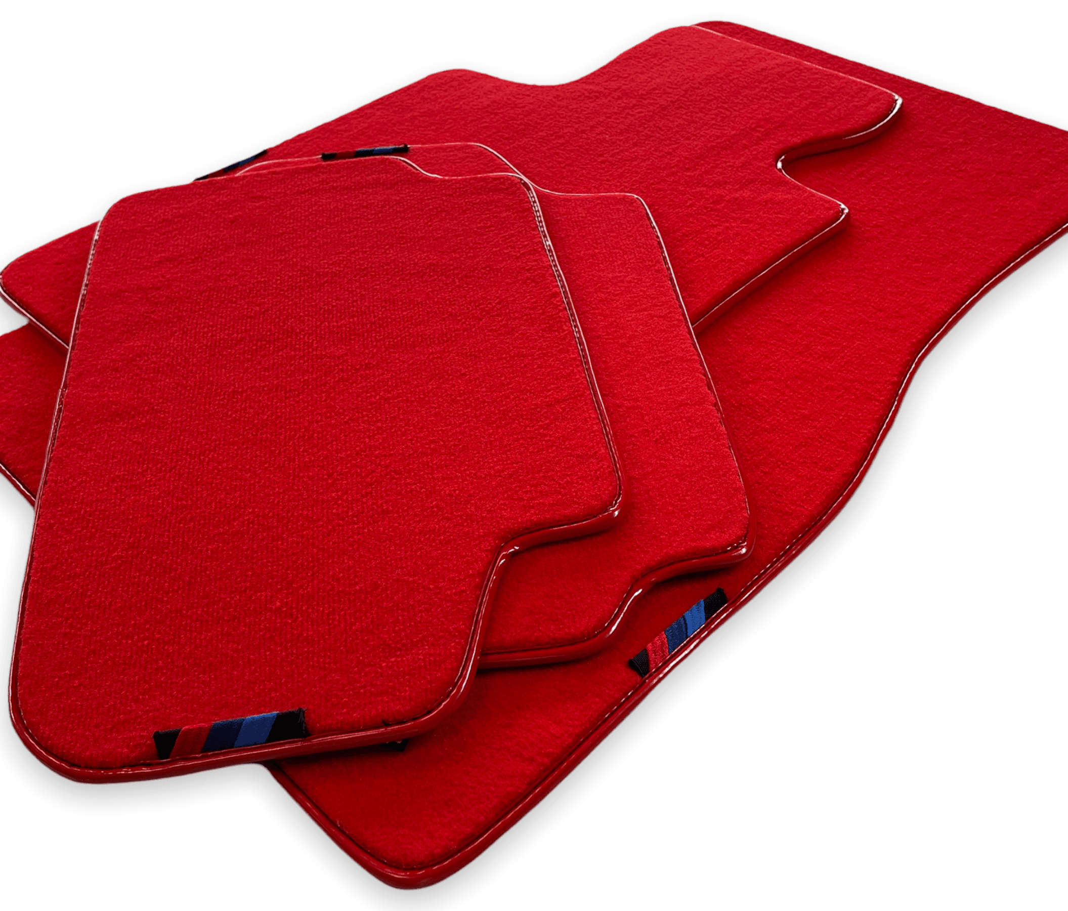 Red Mats For BMW X3 - E83 SUV With M Package AutoWin Brand - AutoWin